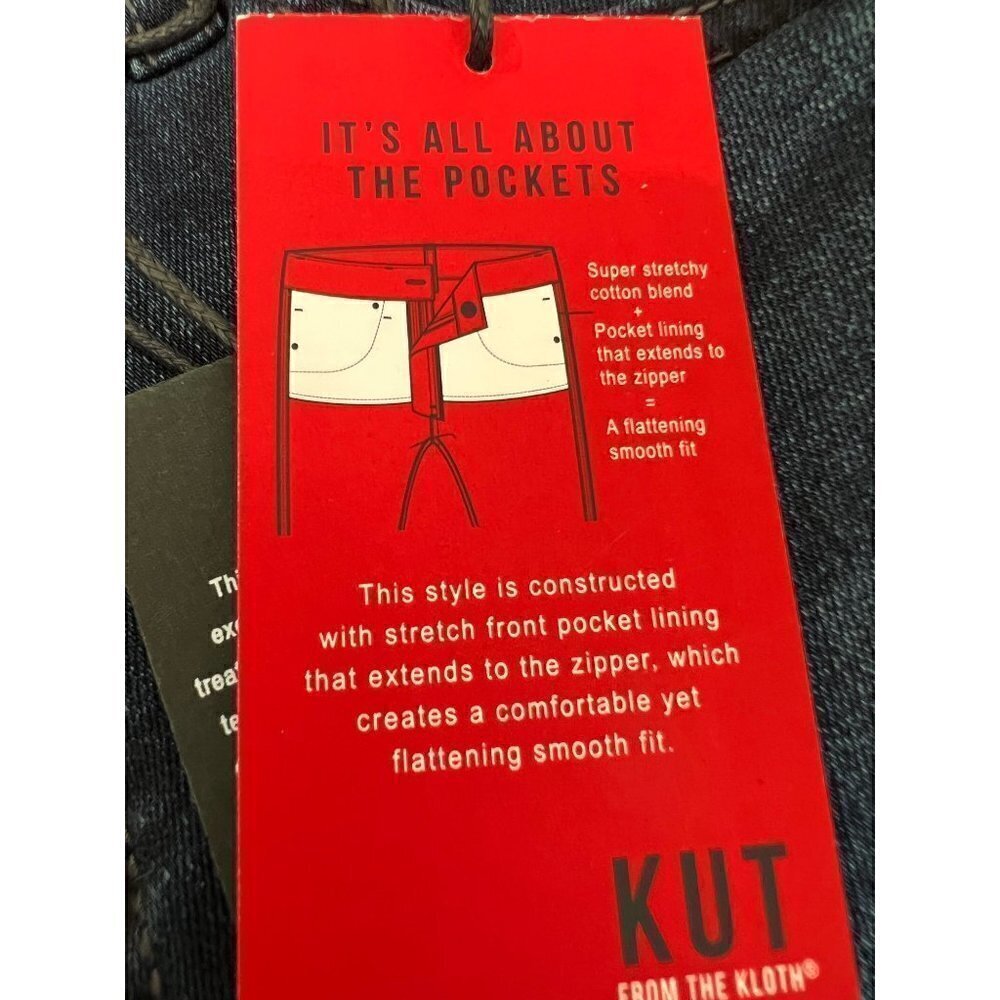 NWT KUT Size 0 Diana Fab Ab High Waist Skinny Jeans in Attitude MSRP $94 - Picture 9 of 13